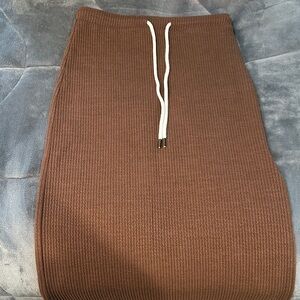 American Eagle midi sweatpants style skirt